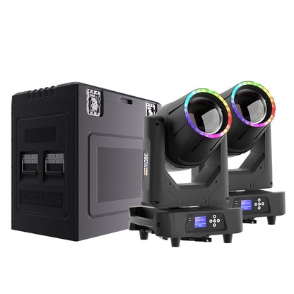 GalaxyJet Waterproof IP65 Lyres 380W 19R Beam Éclairage de Scène Avec Effets anneau Éclairage de Performance