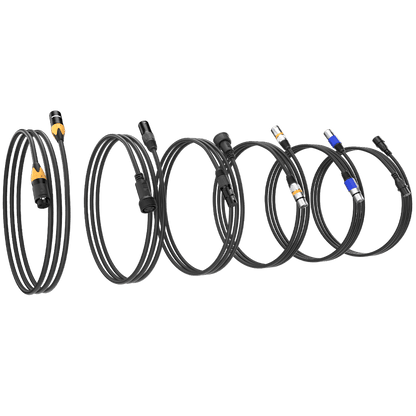 SHEHDS DMX Signal Cables IP65 Waterproof / Standard DMX Lighting Cables – front product view