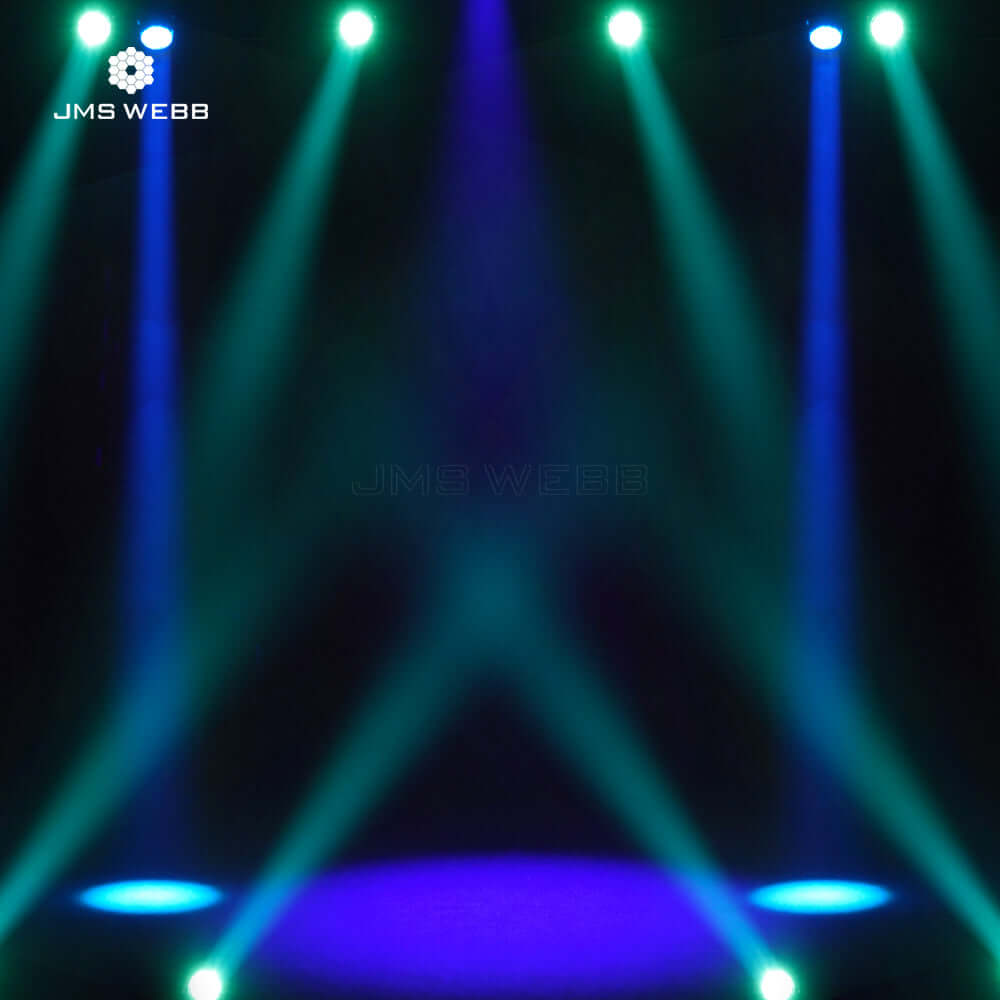 JMS WEBB Lyres LED Wash&Zoom Bee Eye 7X40W RGBW Éclairage de Scène Éclairage de Performance DJ Mariage