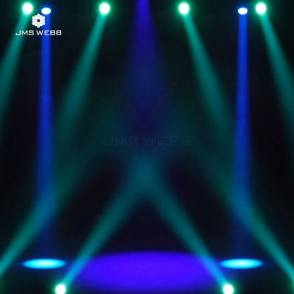 JMS WEBB Lyres LED Wash&Zoom Bee Eye 7X40W RGBW Éclairage de Scène Éclairage de Performance DJ Mariage