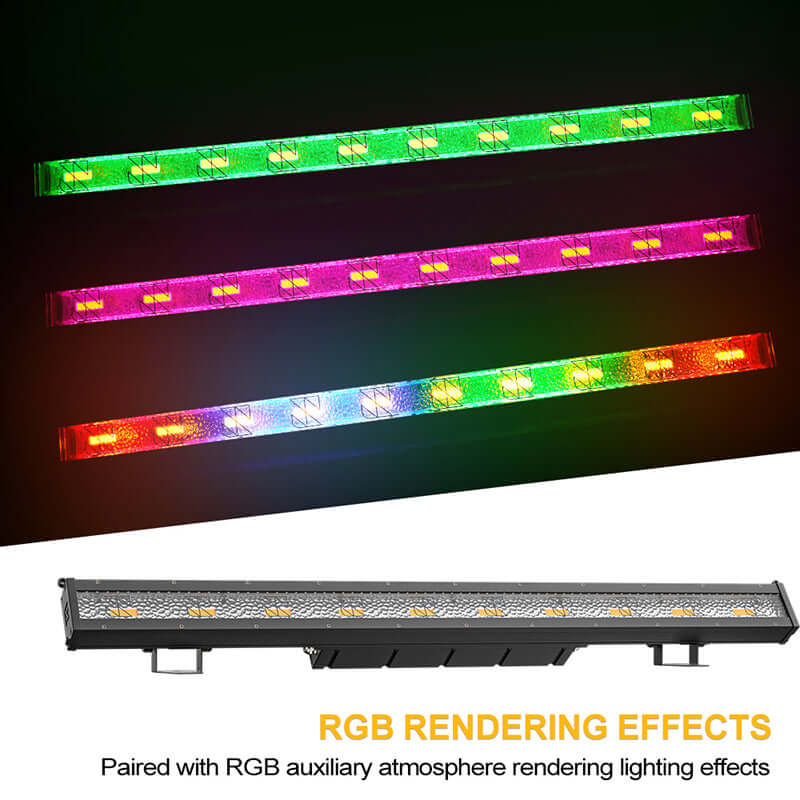 SHEHDS Waterproof LED Retro 10x20W Amber Strobe Light Zero Noise Outdoor