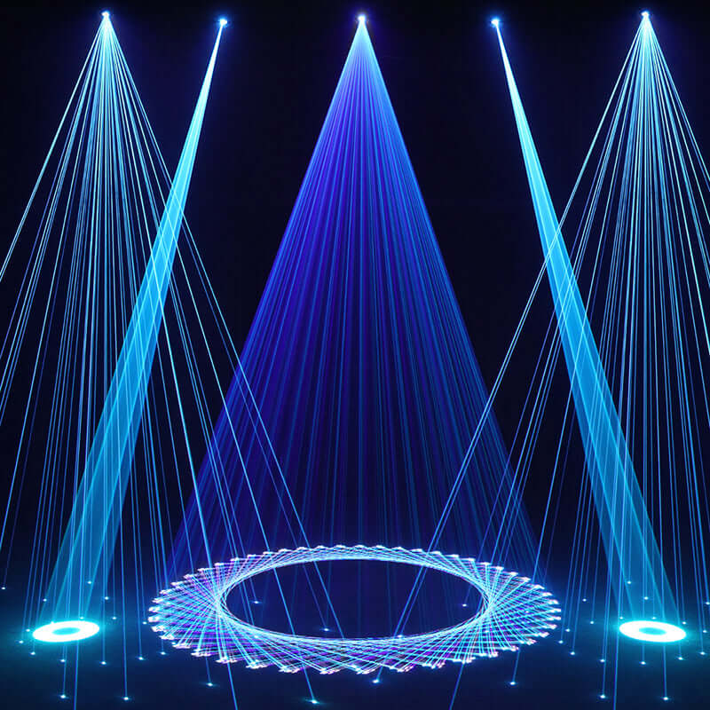 Constellaser Contrôle des application 6W Éclairage de Scène Éclairage Laser RGB Scanner animation DMX512 DJ Mariage Concert