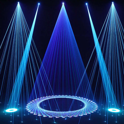 Constellaser Contrôle des application 6W Éclairage de Scène Éclairage Laser RGB Scanner animation DMX512 DJ Mariage Concert