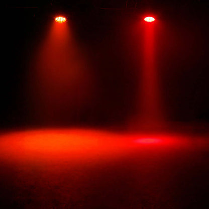 SHEHDS 36x18W Zoom & Wash Moving Head Light RGBWA+UV – red wash lighting effect
