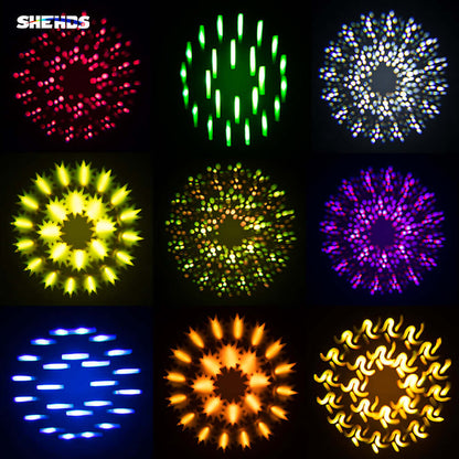SHEHDS Beam 230W 7R (Version Bouton) Éclairage de Scène DJ Performance Stage Mariage DJ Club