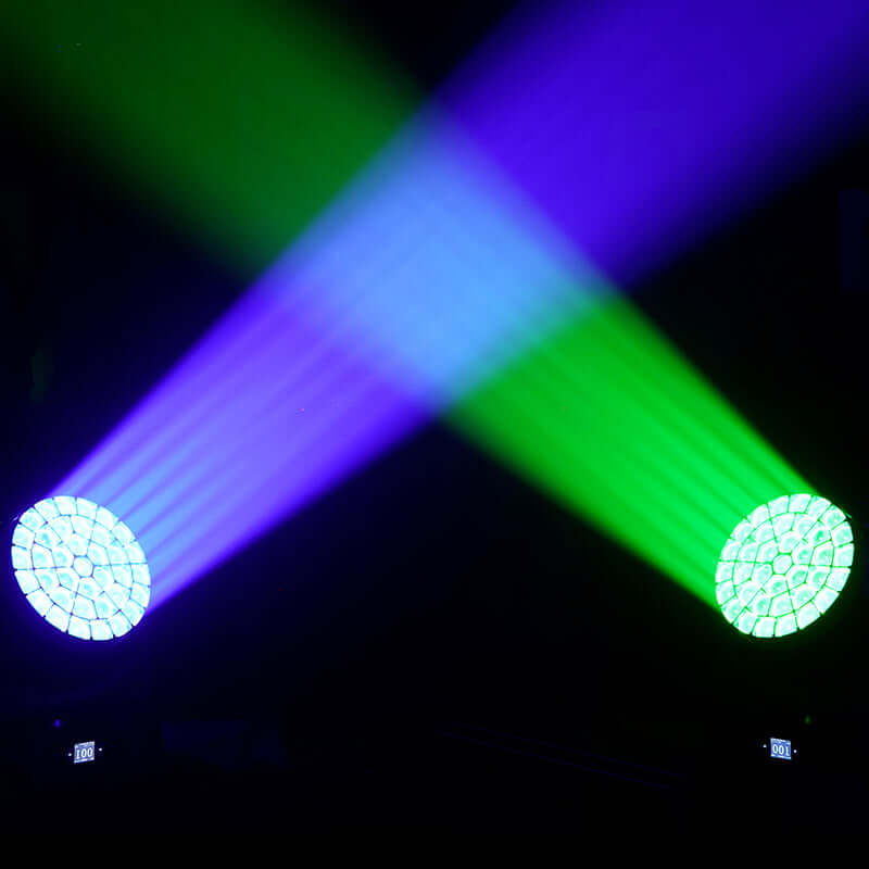JMS WEBB LED Ultra Wash Big Bees Eyes 37x25W RGBW Moving Head Light – blue wash lighting effect