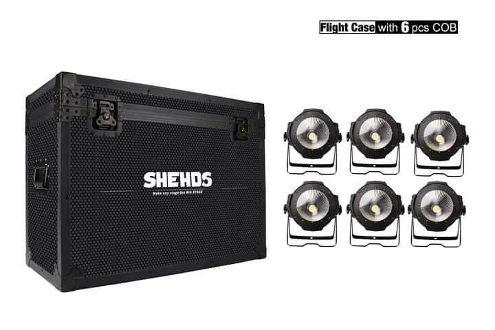 SHEHDS LED COB 200W Éclairage de scène en Alliage aluminium à effets Éclairage de Performance