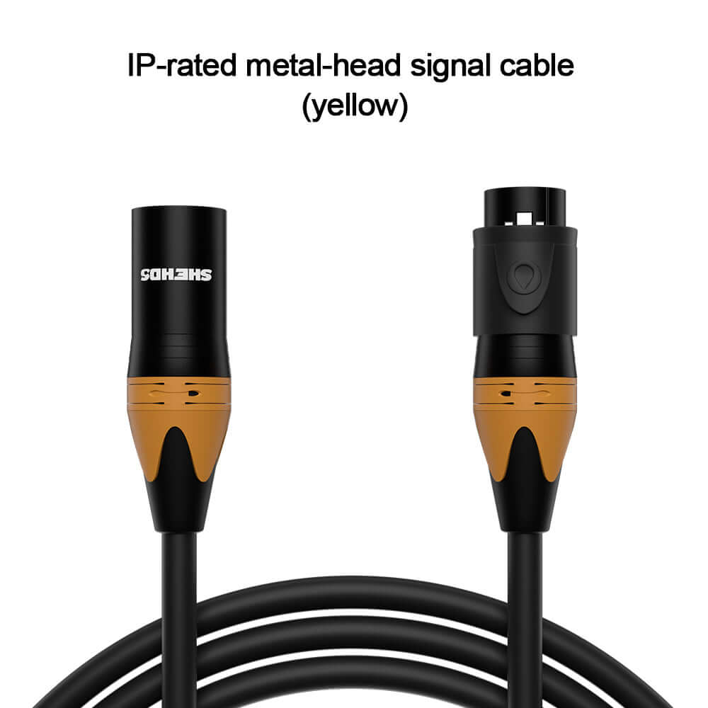 SHEHDS DMX Signal Cables IP65 Waterproof / Standard DMX Lighting Cables – alternate product view