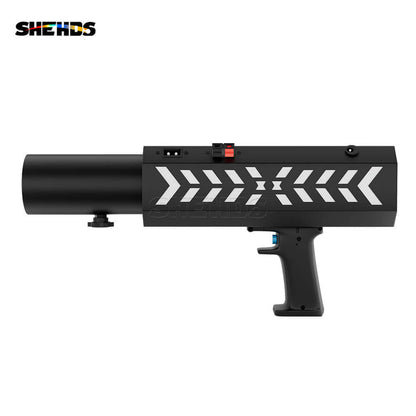 SHEHDS Machine à confettis RVB rechargeable corps en alliage aluminium haute résistance
