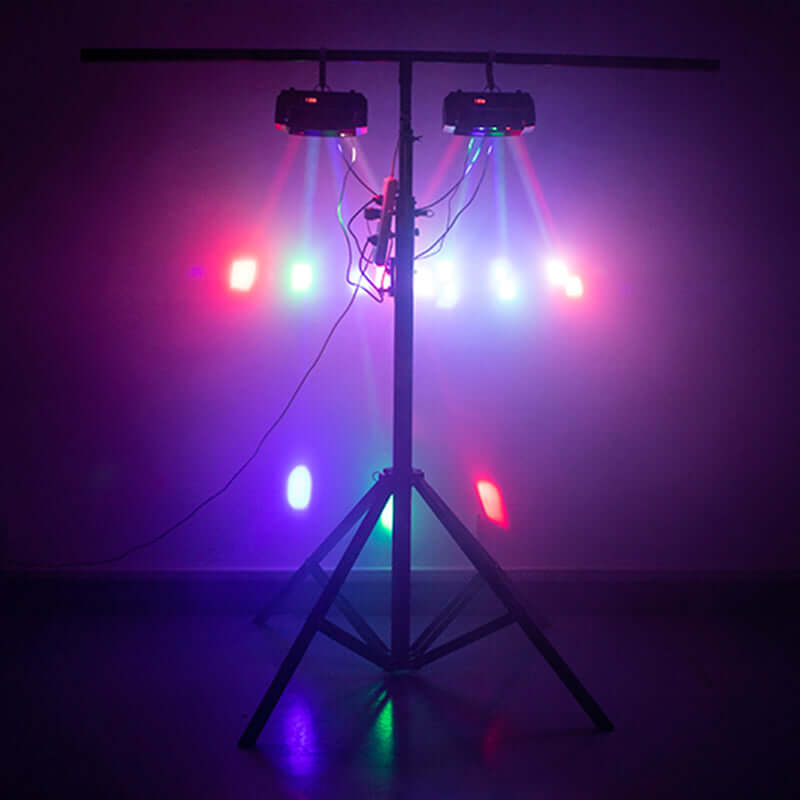 SHEHDS Mini LED Beam Lyres 8x6W Spider Éclairage de Scène  RGBW Laser DJ Club