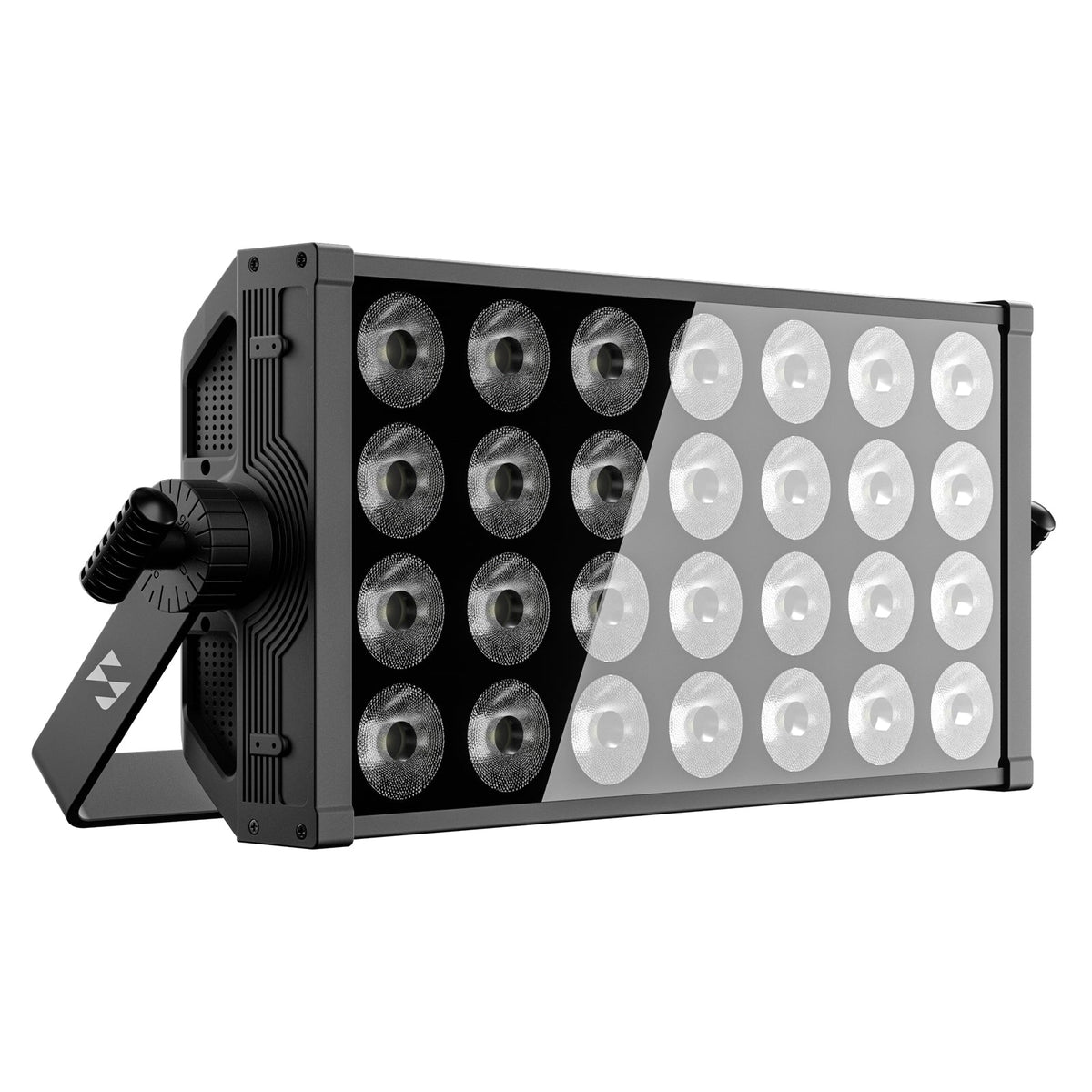 SHEHDS 350W RGBW Projecteur Wash Flood / Stroboscope LED / Blinder Wash