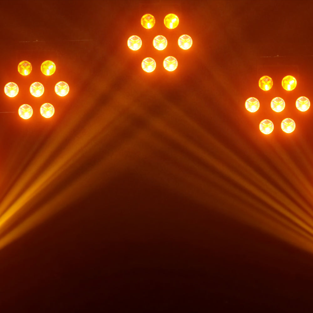 SHEHDS Projecteur PAR LED Étanche 100W au Style Rétro Connectable avec Contrôle par APP Mobile