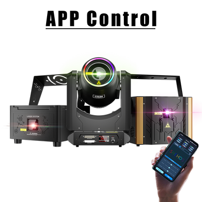 Constellaser Contrôle des application 12W Éclairage de Scène Éclairage Laser RGB Scanner animation DMX512 DJ Mariage Concert