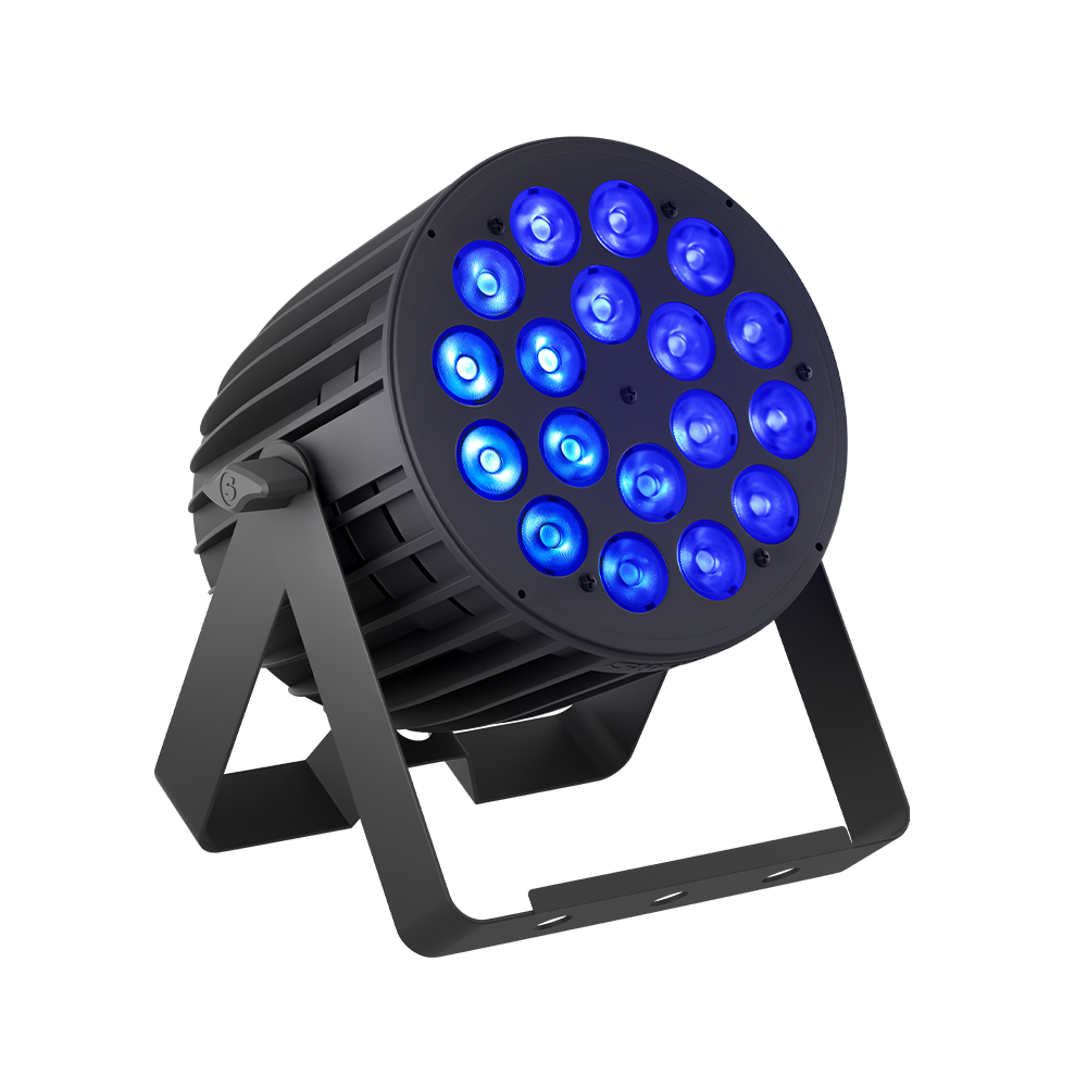 SHEHDS Nouvelle version en alliage aluminium LED 18x18W RGBWA+UV 6In1 Par Mélange de couleurs Éclairage de Scène