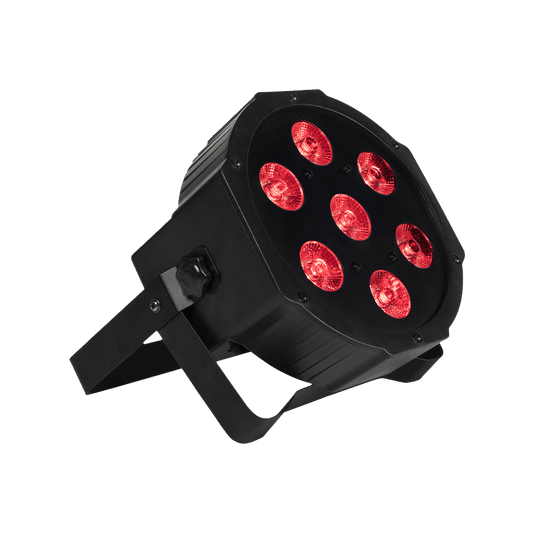 SHEHDS Par LED Flat 7x18W RGBWA+UV Stage Lighting