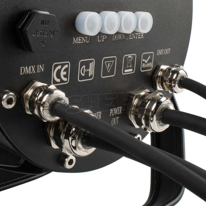 SHEHDS Étanchéité IP65 LED Par 7x12W RGBW&7x18 RGBWA+UV Éclairage de Scène Performance DJ Club