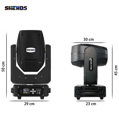 SHEHDS Lyres Beam 275W 10R Prismes doubles Éclairage de Scène Éclairage de Performance Club Mariage Théâtre
