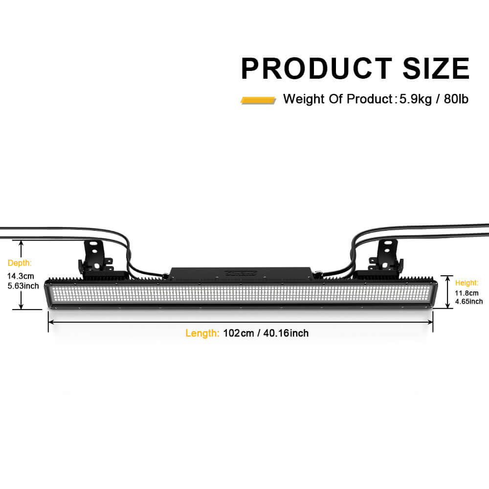 ShockCore Waterproof Spliced LED 250W 16-Pixel Strobe Light Zero Noise