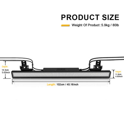 ShockCore Waterproof Spliced LED 250W 16-Pixel Strobe Light Zero Noise