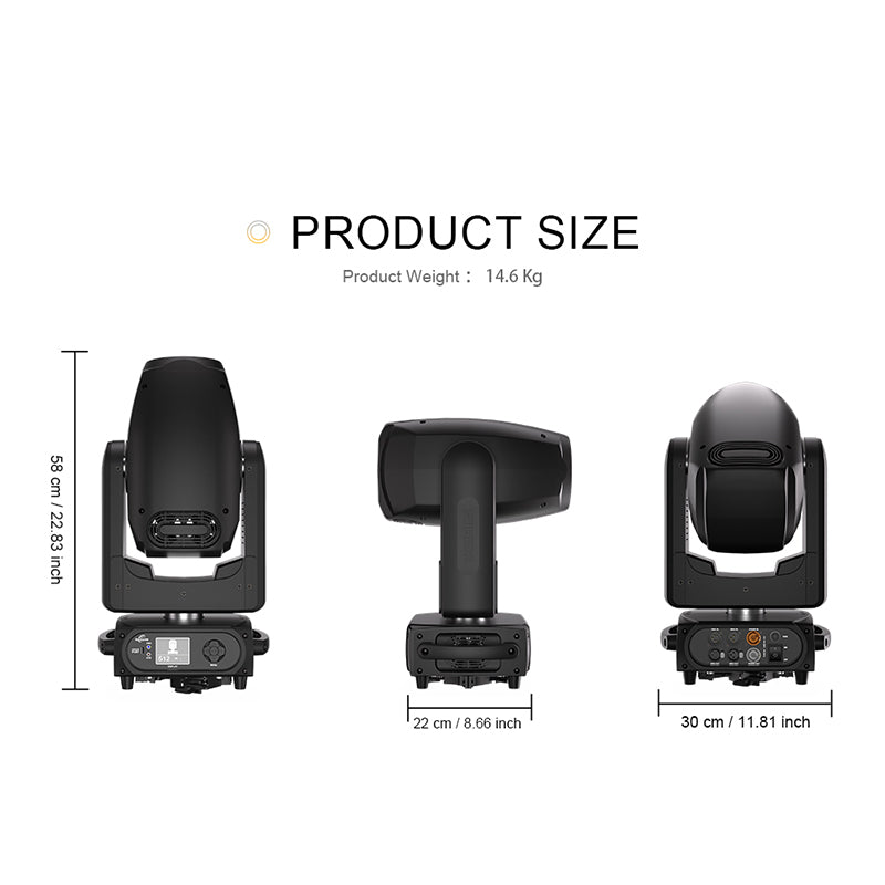 GalaxyJet Lyres LED Beam 200W&300W Beam&Wash&Gobo Éclairage de Scène Éclairage de Performance Concert Club