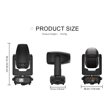 GalaxyJet Lyres LED Beam 200W&300W Beam&Wash&Gobo Éclairage de Scène Éclairage de Performance Concert Club