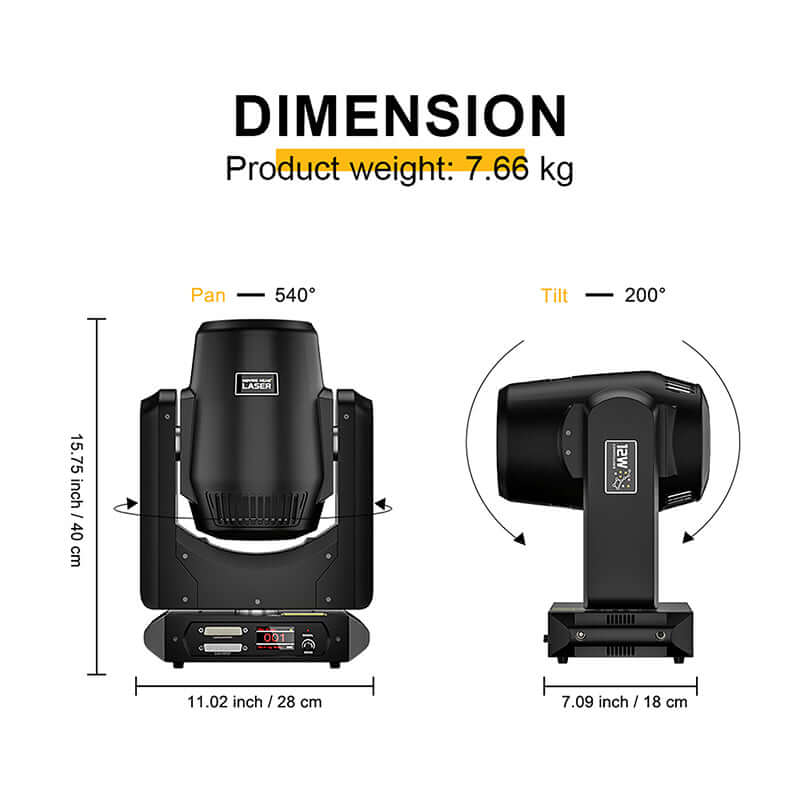 Constellaser Contrôle des application 12W Éclairage de Scène Éclairage Laser RGB Scanner animation DMX512 DJ Mariage Concert
