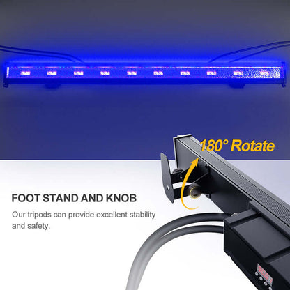 SHEHDS Waterproof LED Retro 10x20W Amber Strobe Light Zero Noise Outdoor