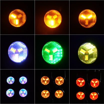 SHEHDS Projecteur PAR LED Étanche 100W au Style Rétro Connectable avec Contrôle par APP Mobile