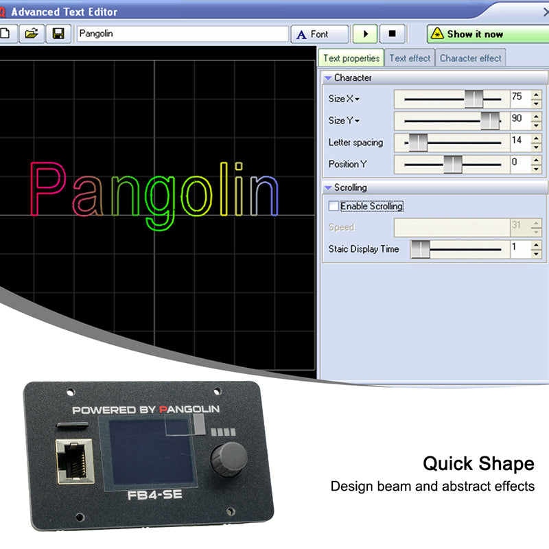 SHEHDS × Pangolin Solutions professionnelles de contrôle laser sous licence officielle