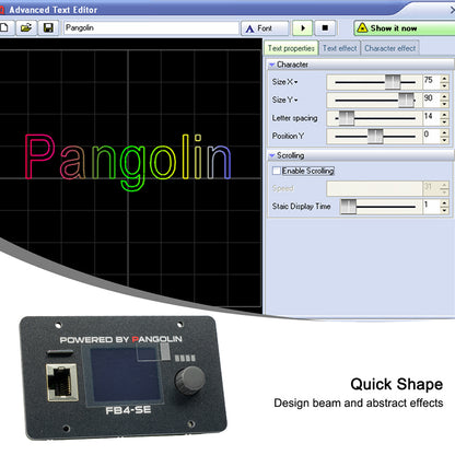 SHEHDS × Pangolin Solutions professionnelles de contrôle laser sous licence officielle
