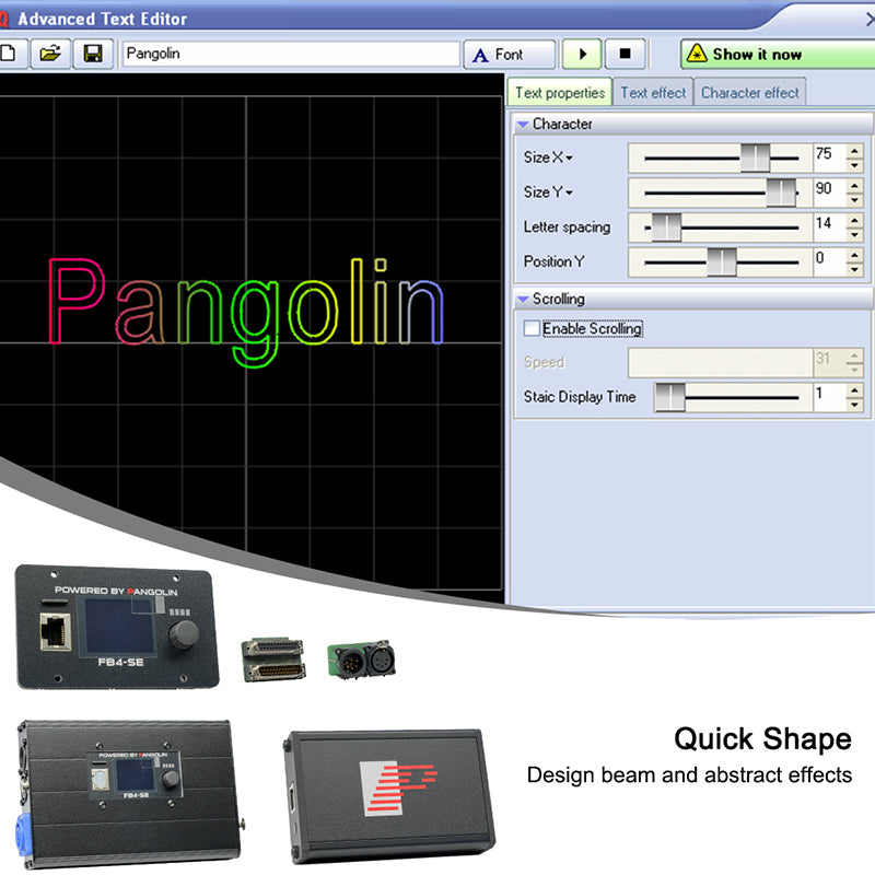 SHEHDS × Pangolin Solutions professionnelles de contrôle laser sous licence officielle
