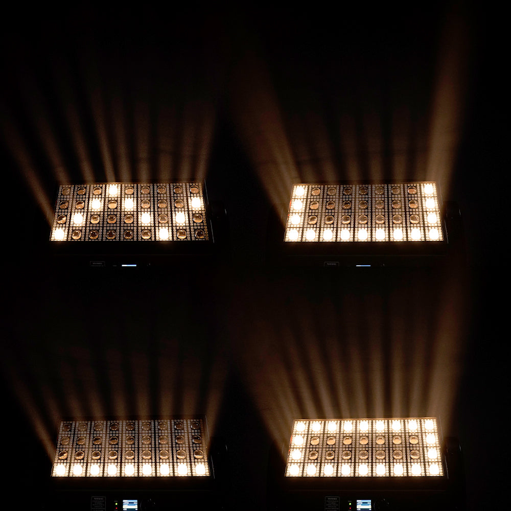 SHEHDS Lyre LED 200W à 36 LED Effets Stroboscopique, Beam et Wash RGB 5050 0,3W pour DJ et Scène