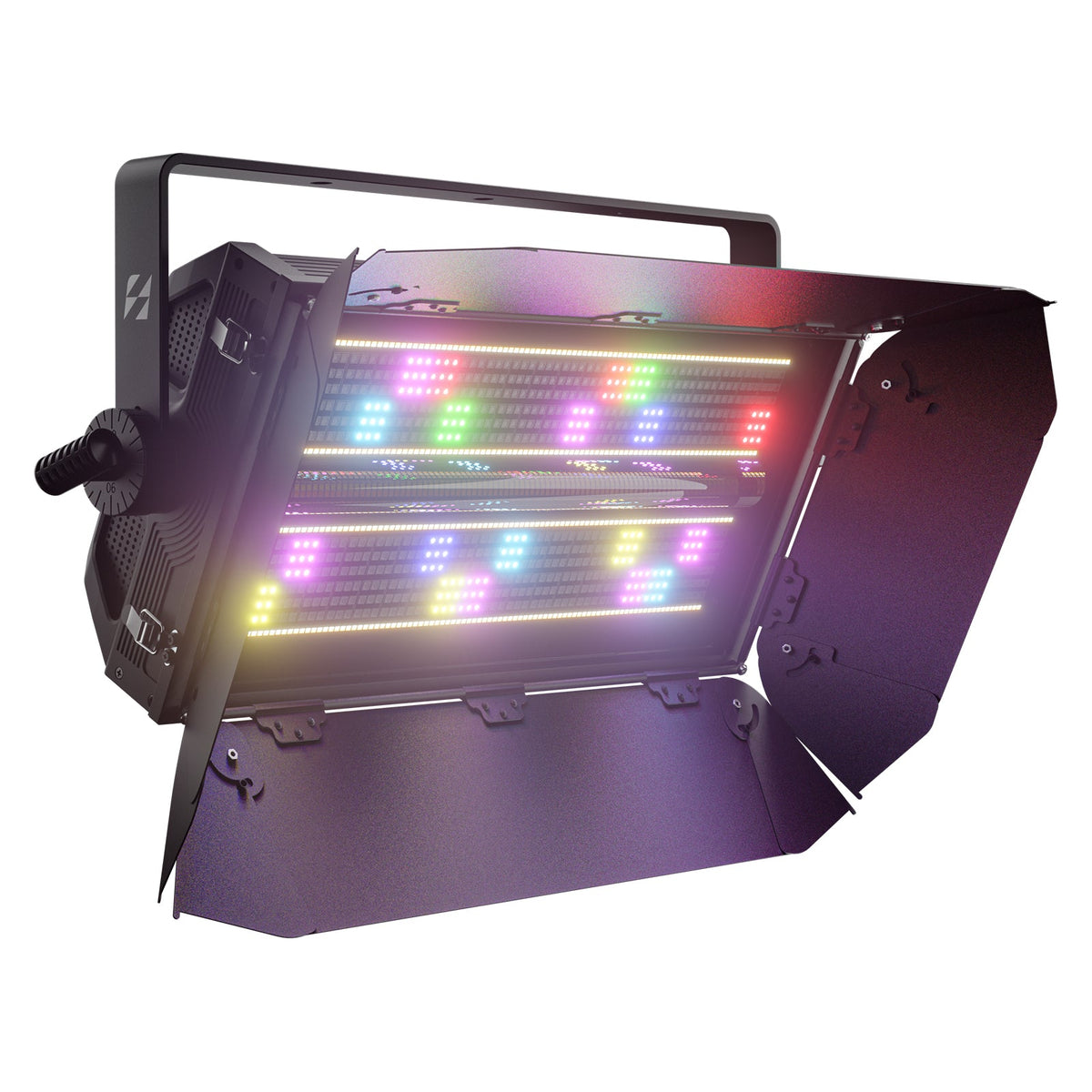 SHEHDS 350W RGBW Projecteur Wash Flood / Stroboscope LED / Blinder Wash