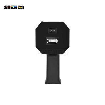 SHEHDS Machine à confettis RVB rechargeable corps en alliage aluminium haute résistance