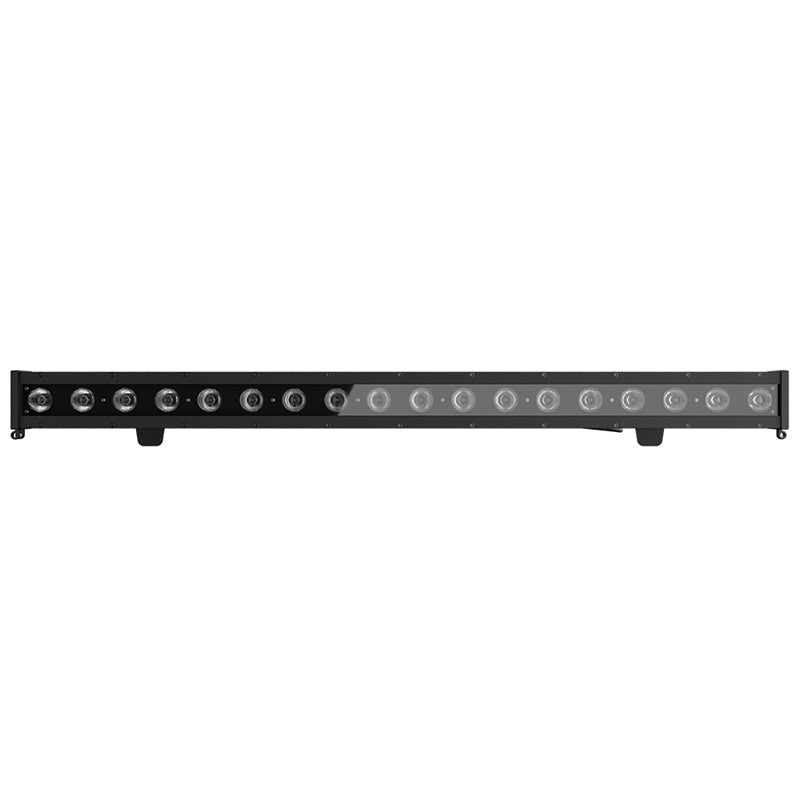 SHEHDS Éclairage LED étanche 18x10 W RGBWAUV / RGBLAC Wash silencieuse pour extérieur