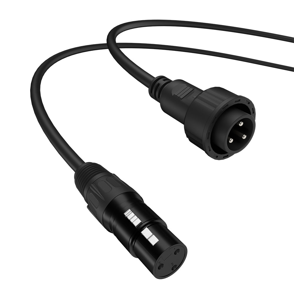 Câbles de signal DMX étanches IP65 / Câbles DMX standard pour éclairage