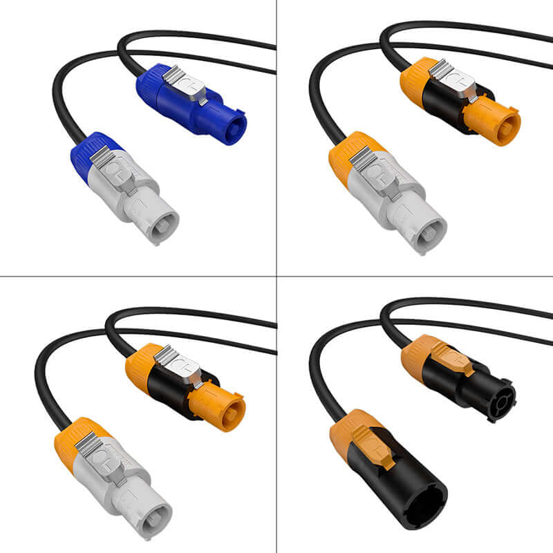 SHEHDS Power Link Cables IP65 Waterproof / Standard Hand in Hand Powerlink Connection – product feature view