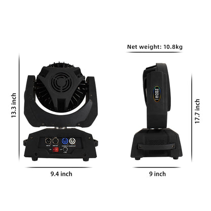 SHEHDS Lyres Wash&Zoom 36x18W RGBWA+UV Éclairage de Scène Éclairage de Performance DJ Club Mariage