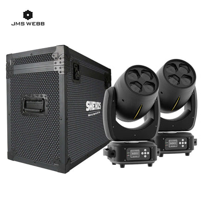 JMS WEBB (Rotation du Miroir) LED Zoom&Beam&Wash Bee Eye 4X40W Éclairage de Scène RGBW 4in1 Éclairage