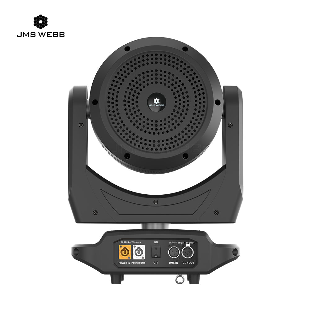 JMS WEBB LED Lyres Bee Eye 19x40W  Zoom&Beam&Wash RGBW 4in1 Éclairage de Scène avec Effets anneau Performance