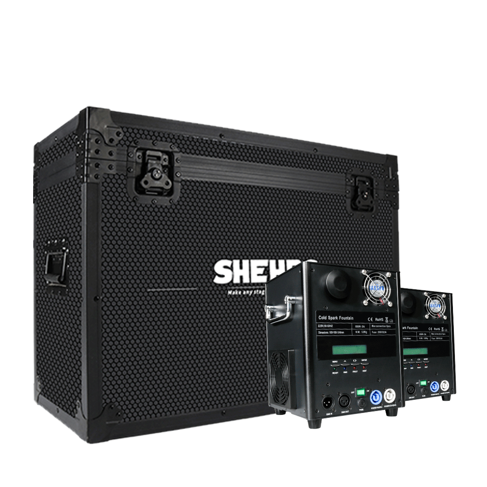 SHEHDS Nouvelle machine à étincelles sans fil 650W pour feux d'artifice, extérieur et intérieur Performance Mariage