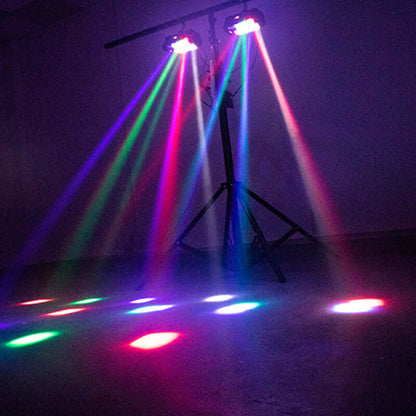 SHEHDS Mini LED Beam Lyres 8x6W Spider Éclairage de Scène  RGBW Laser DJ Club