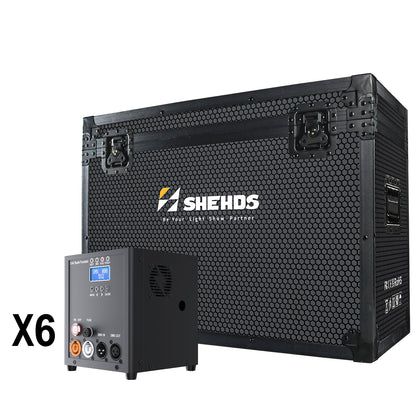 SHEHDS Mini 450W Machine à Étincelles Froides DMX avec Télécommande Fontaine à Étincelles pour Mariage et Événement