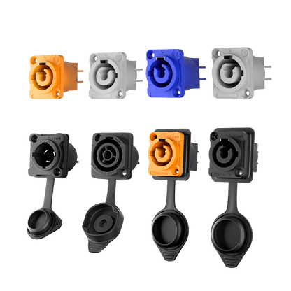 SHEHDS Waterproof Male Female Connectors and Standard Male Female Connectors – front product view