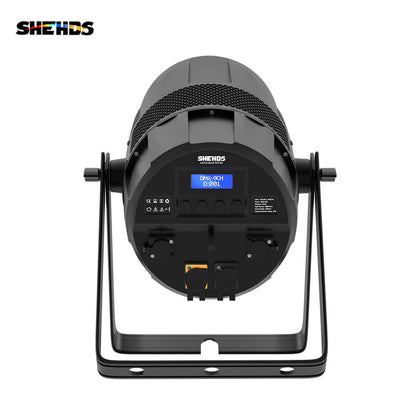 CoralPar Étanchéité IP65 LED Zoom&Wash COB 300W RGBW 4in1 Par Éclairage de Scène Performance Mariage DJ