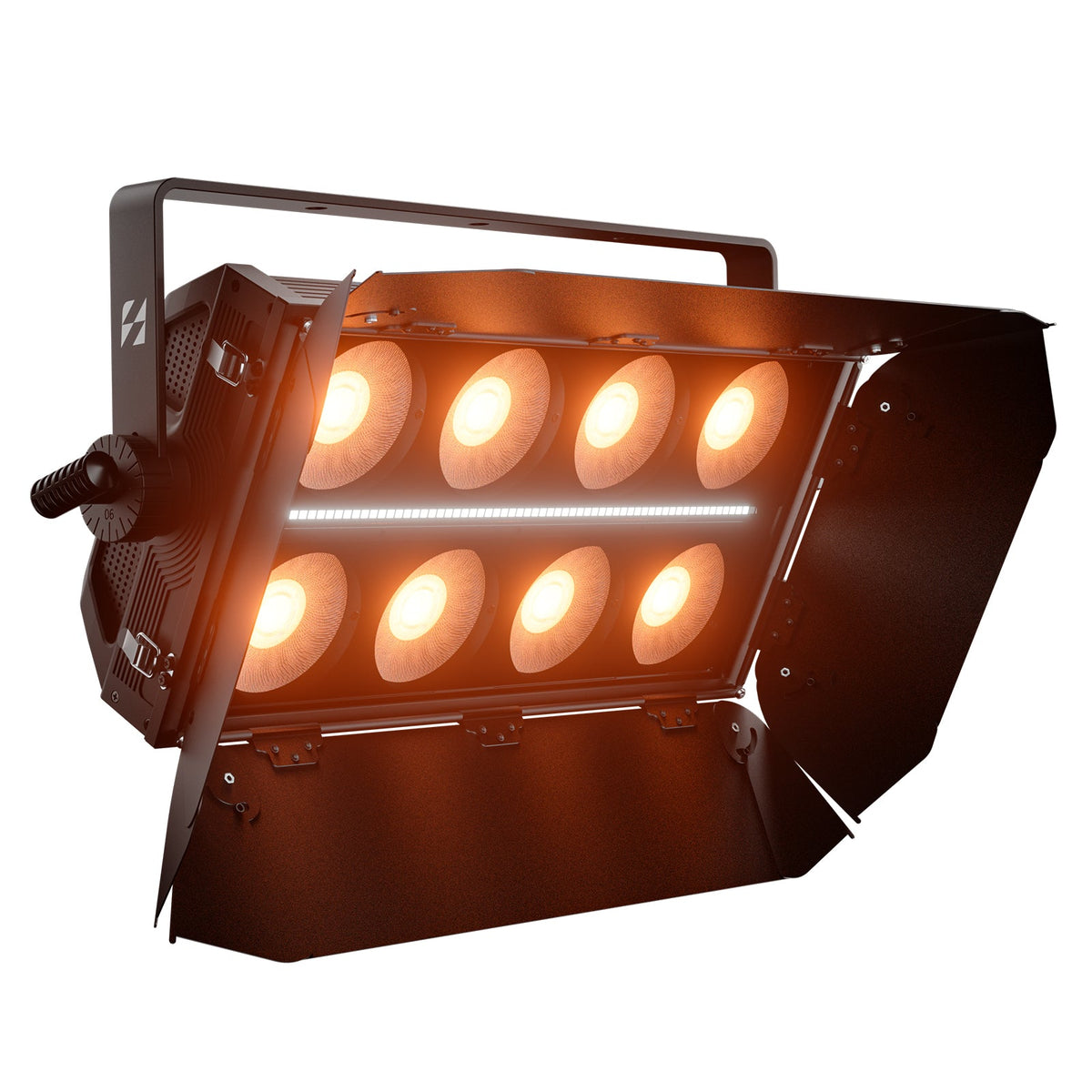 SHEHDS 350W RGBW Projecteur Wash Flood / Stroboscope LED / Blinder Wash