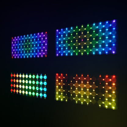 ShockCore Projecteur LED étanche 44x10W RGBW – Lentille givrée, zéro bruit, pour extérieur