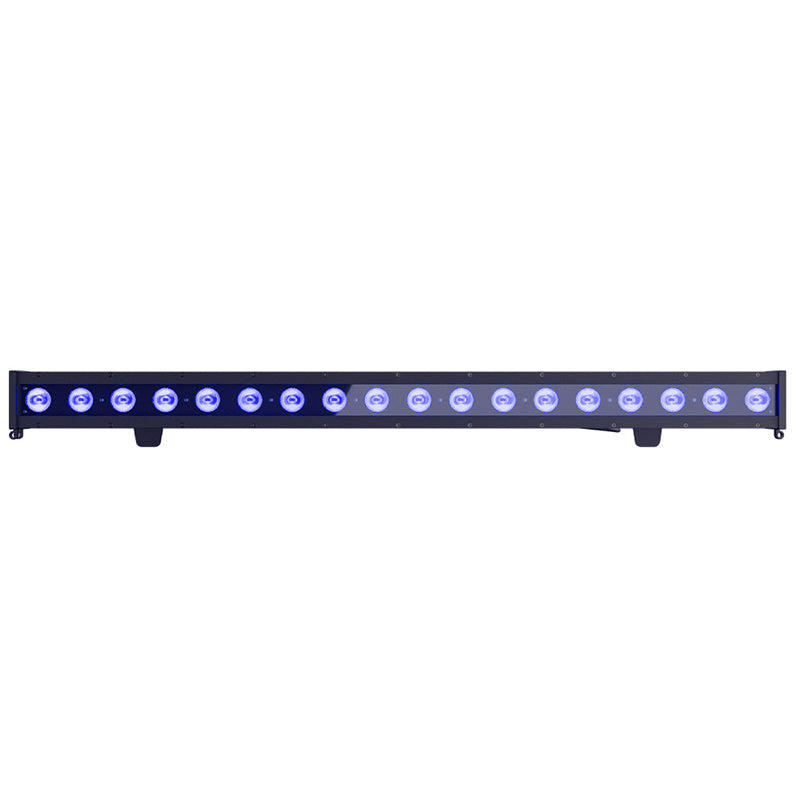SHEHDS Éclairage LED étanche 18x10 W RGBWAUV / RGBLAC Wash silencieuse pour extérieur