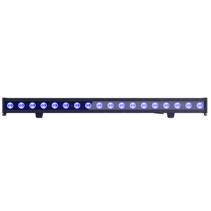 SHEHDS Éclairage LED étanche 18x10 W RGBWAUV / RGBLAC Wash silencieuse pour extérieur