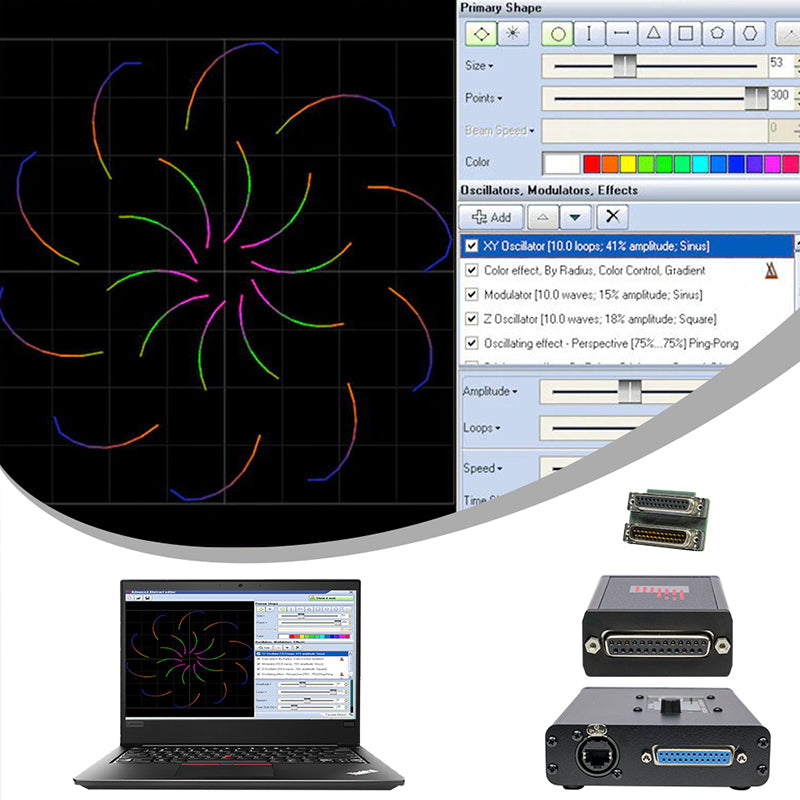 SHEHDS × Pangolin Solutions professionnelles de contrôle laser sous licence officielle